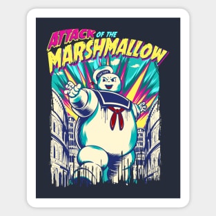 Attack Of The Marshmallow Sticker